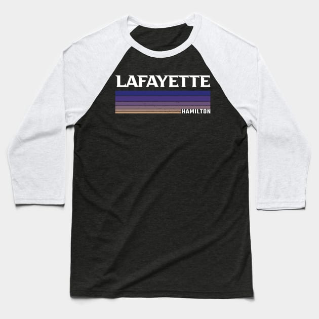 Retro Lafayette Hamilton Baseball T-Shirt by Dotty42